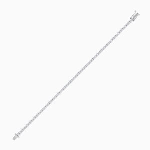 18k White Gold Bracelet with Natural Diamonds | Tennis Collection