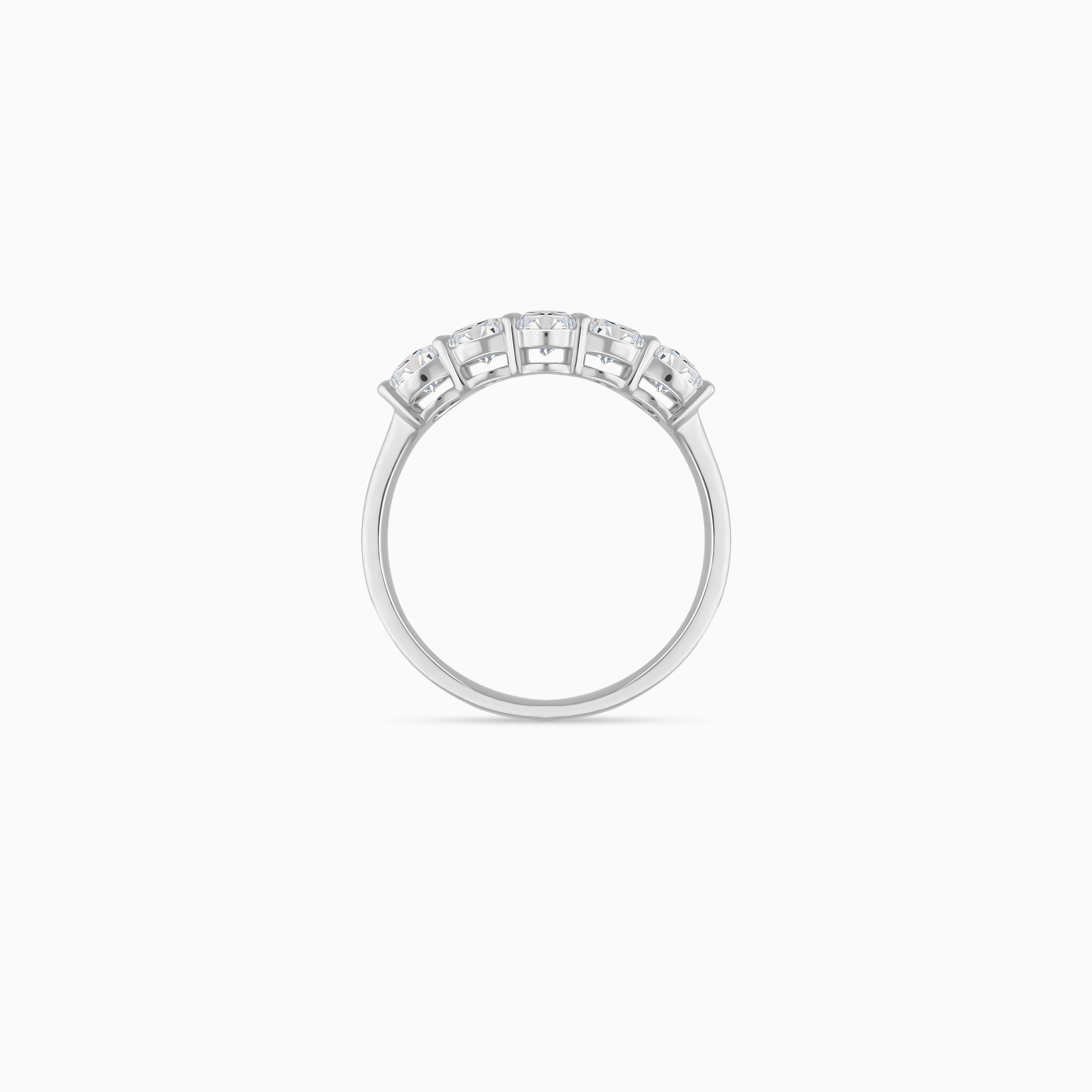 18k White Gold Eternity Solitaire Diamond Ring | Solitaire Collection - Image 3