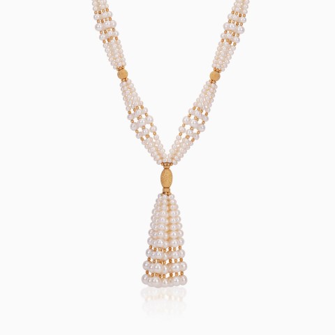 18k Yellow Gold Long Necklace from Danah Collection