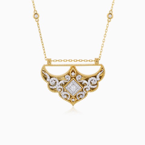 18K Yellow Gold Necklace - Shnaf Diamond Collection