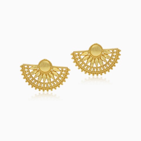 18K Yellow Gold Earrings - Shnaf Gold Collection