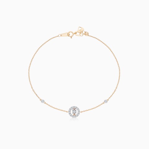18K Yellow Gold Diamond Bracelet – Dancing Diamond Collection
