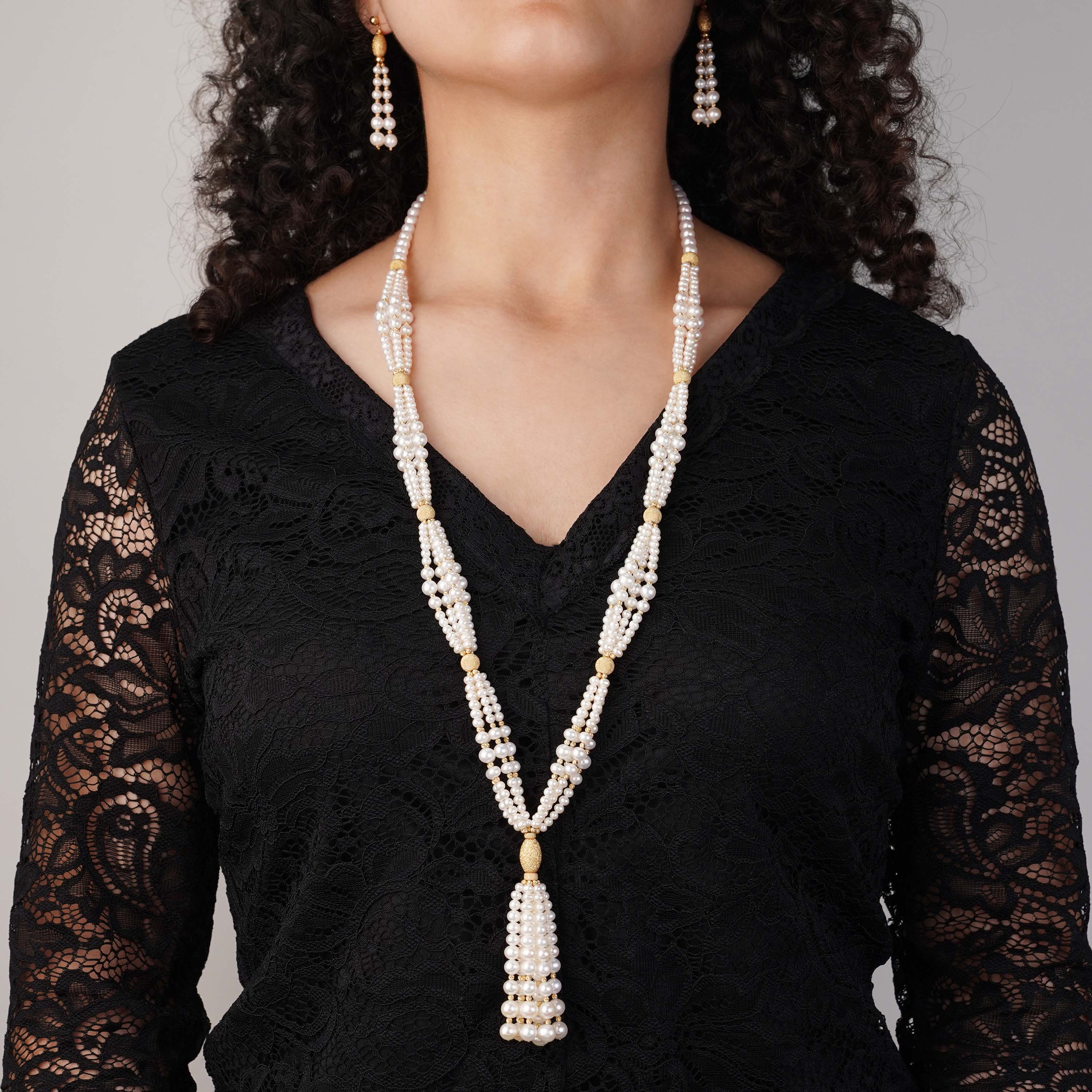 18k Yellow Gold Long Necklace from Danah Collection