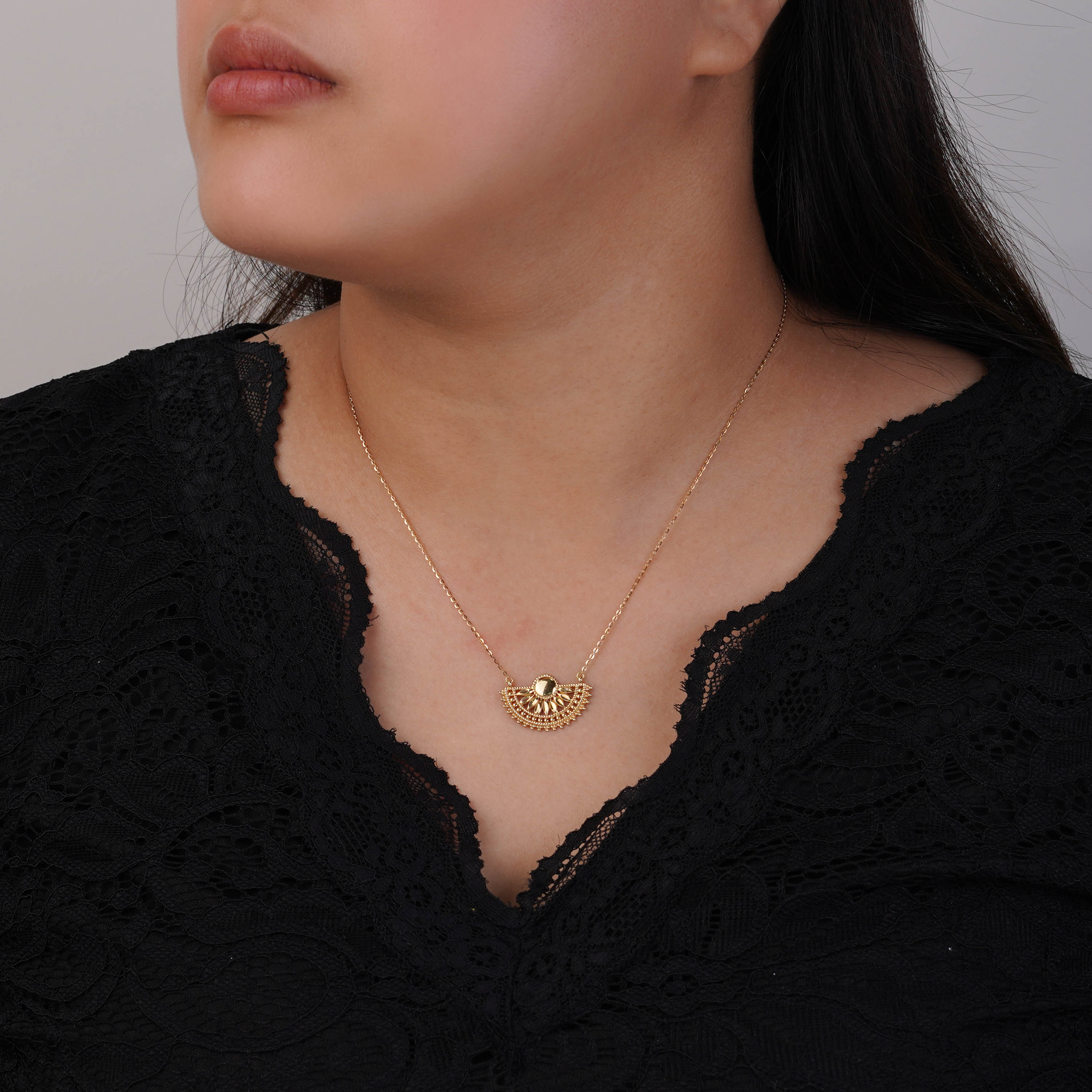 18K Yellow Gold Necklace – Shnaf Gold Collection