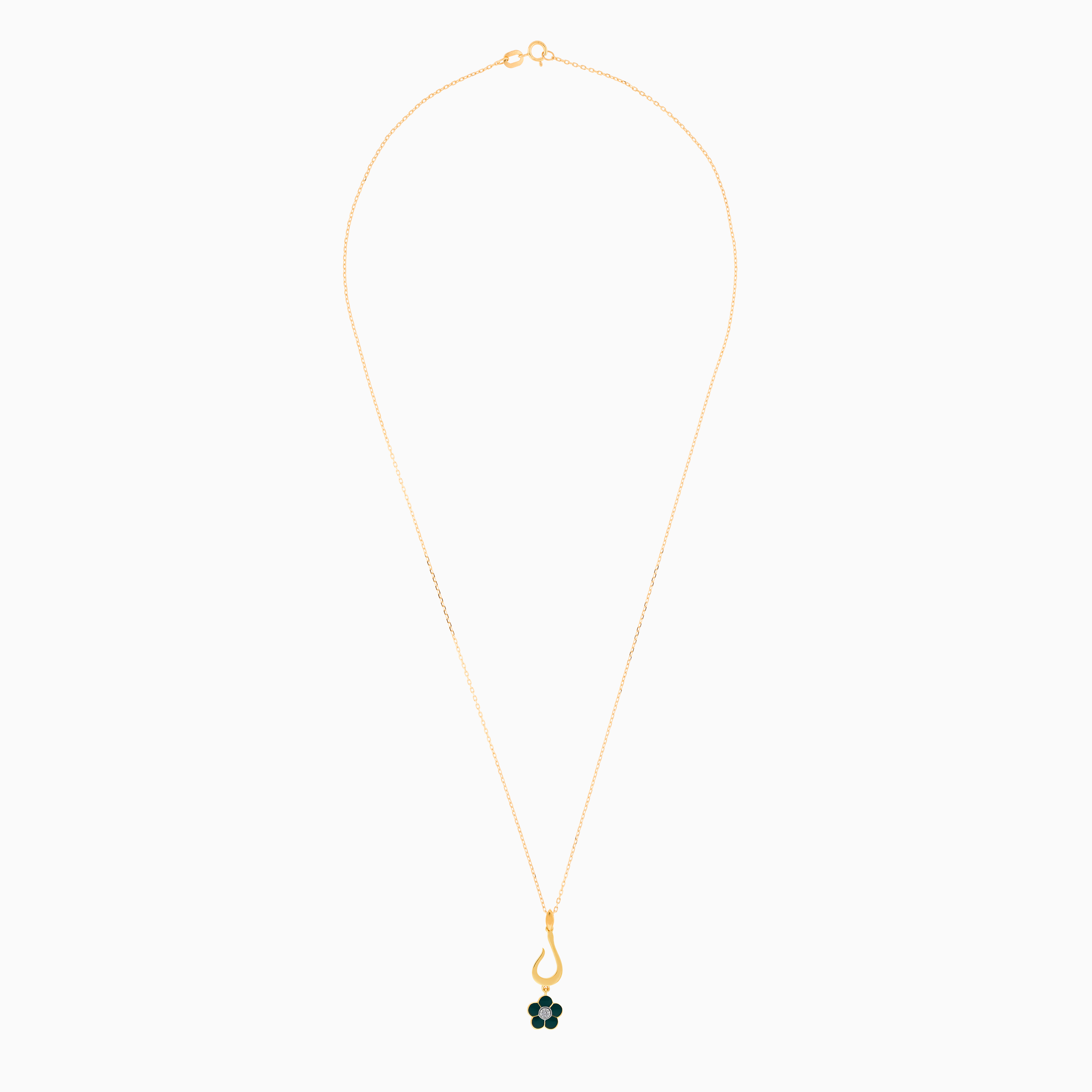 18K Yellow Gold ‘Laam’ Necklace – Horoufi Kids Collection