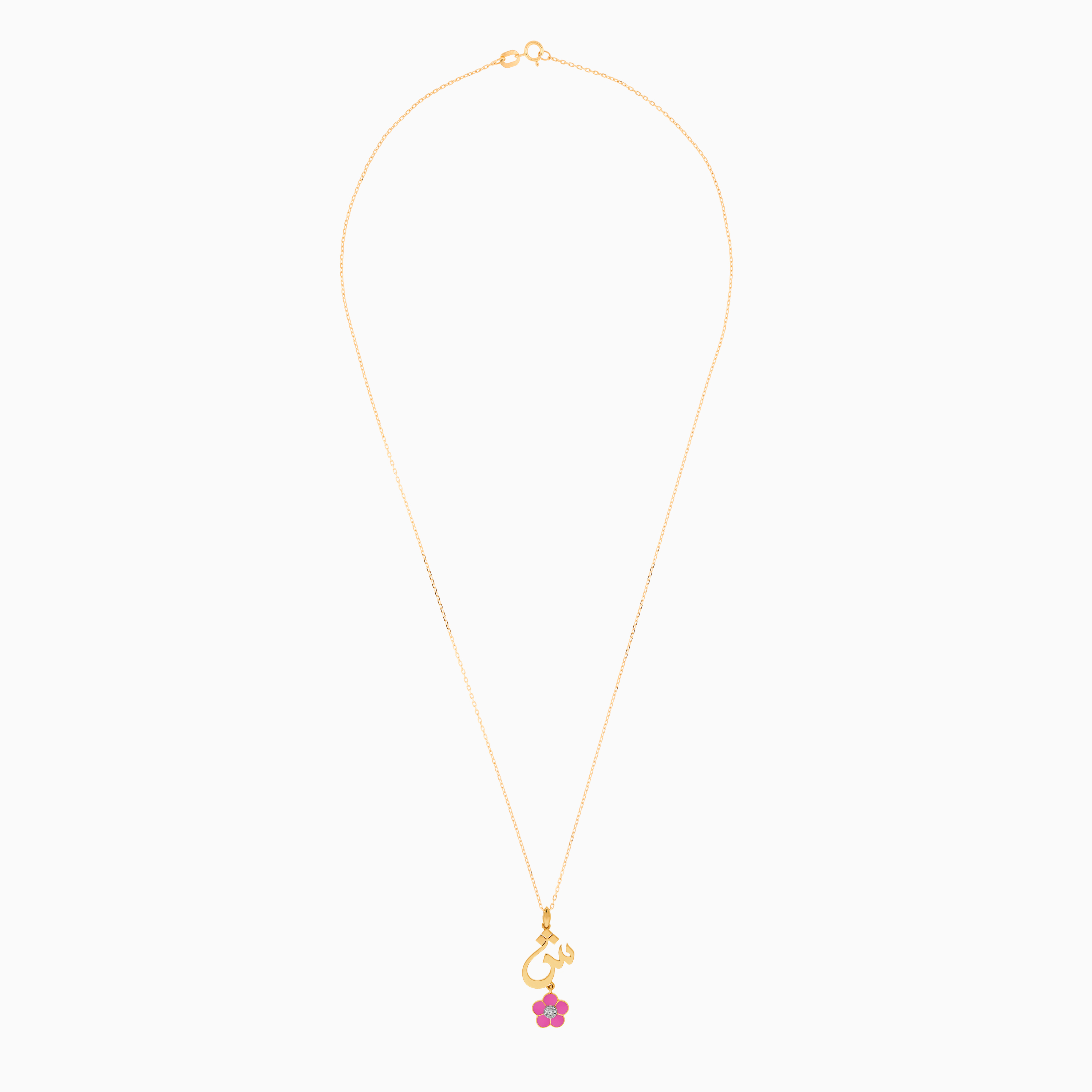 18K Yellow Gold ‘Sheen’ Necklace with Diamond – Horoufi Kids Collection