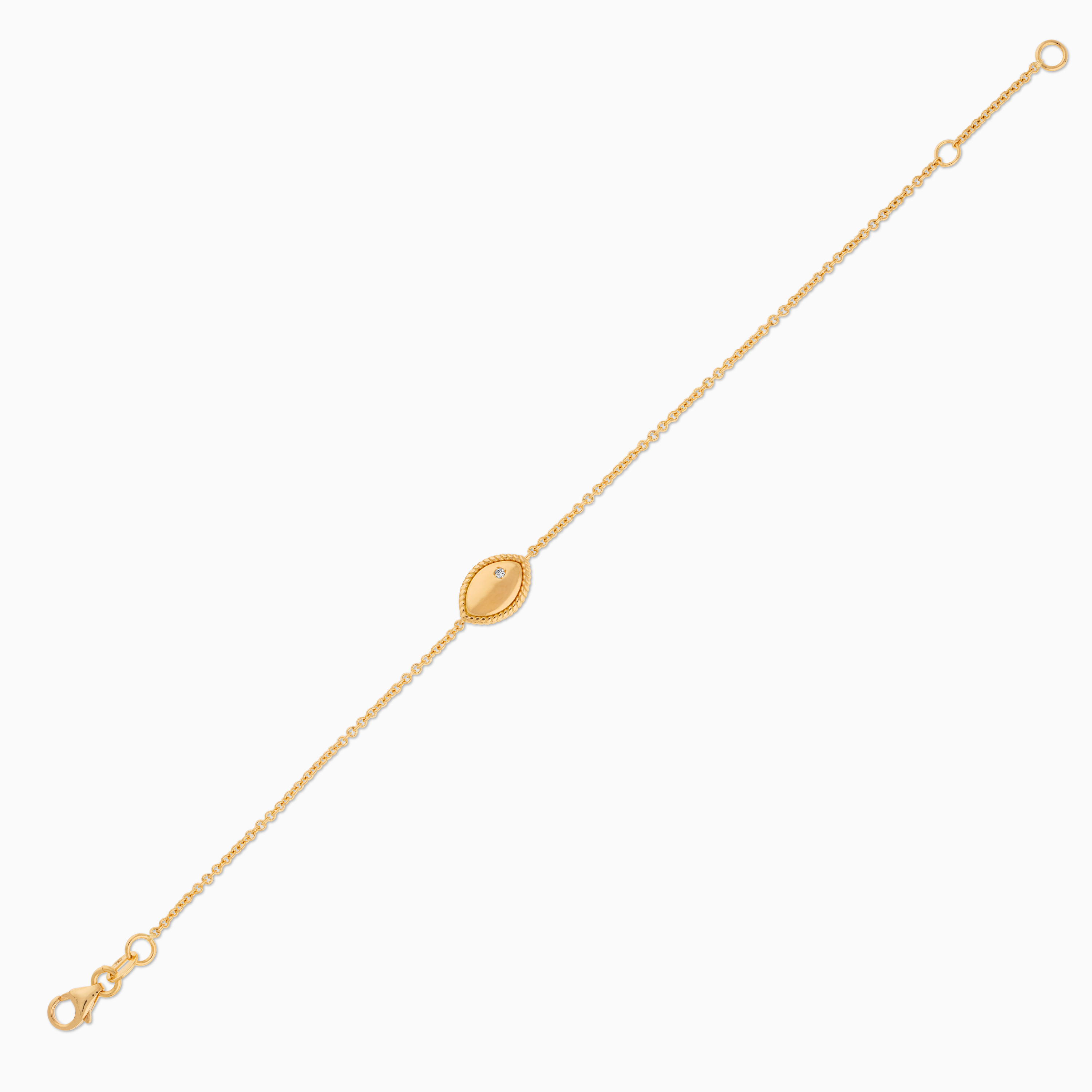 Elegant 18K Yellow Gold Kids Bracelet – Lusi Collection