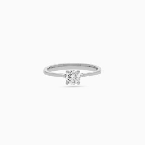 18k Yellow Gold Solitaire Stud Earrings featuring Natural Diamonds | Solitaire Collection