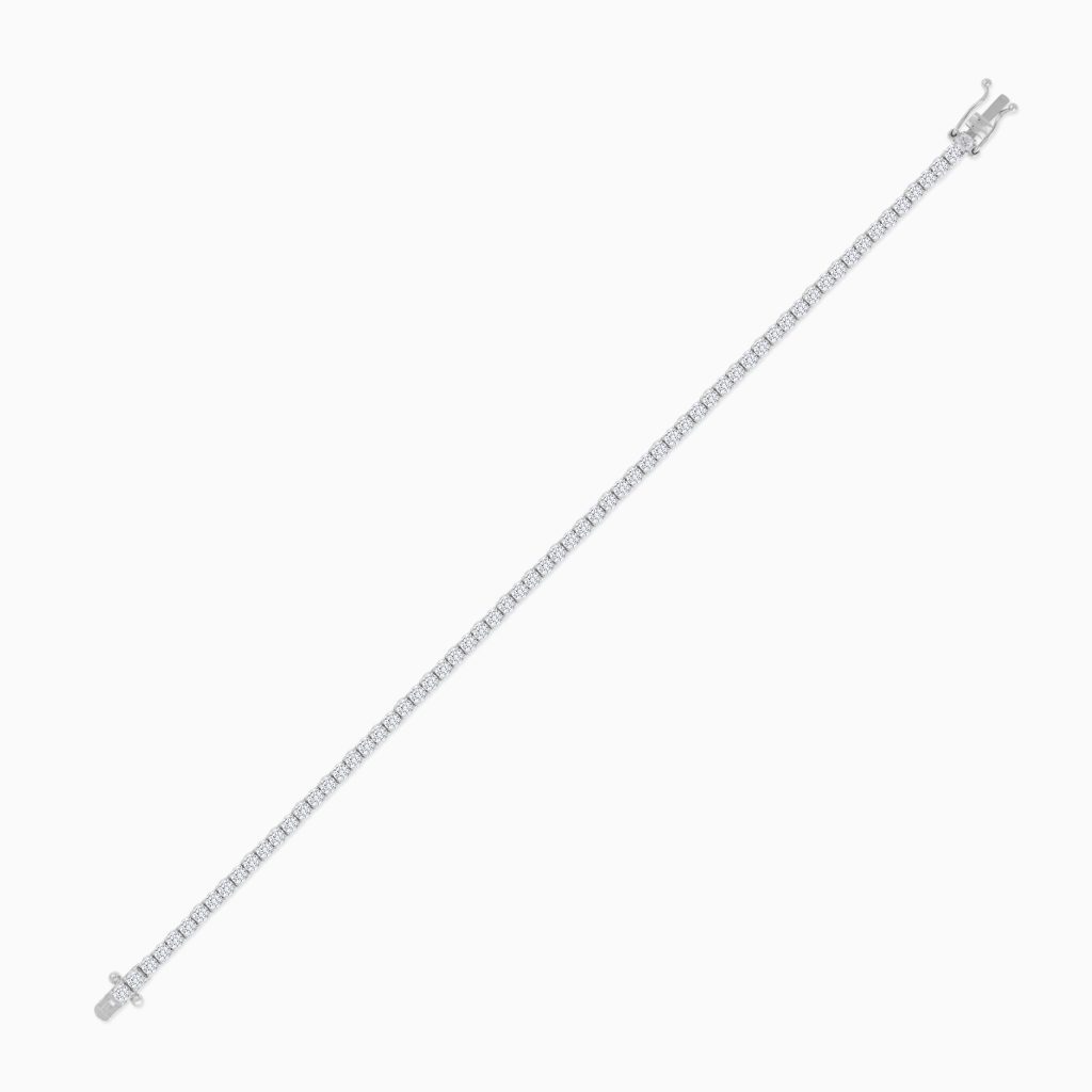 18k White Gold Bracelet with Natural Diamonds | Tennis Collection